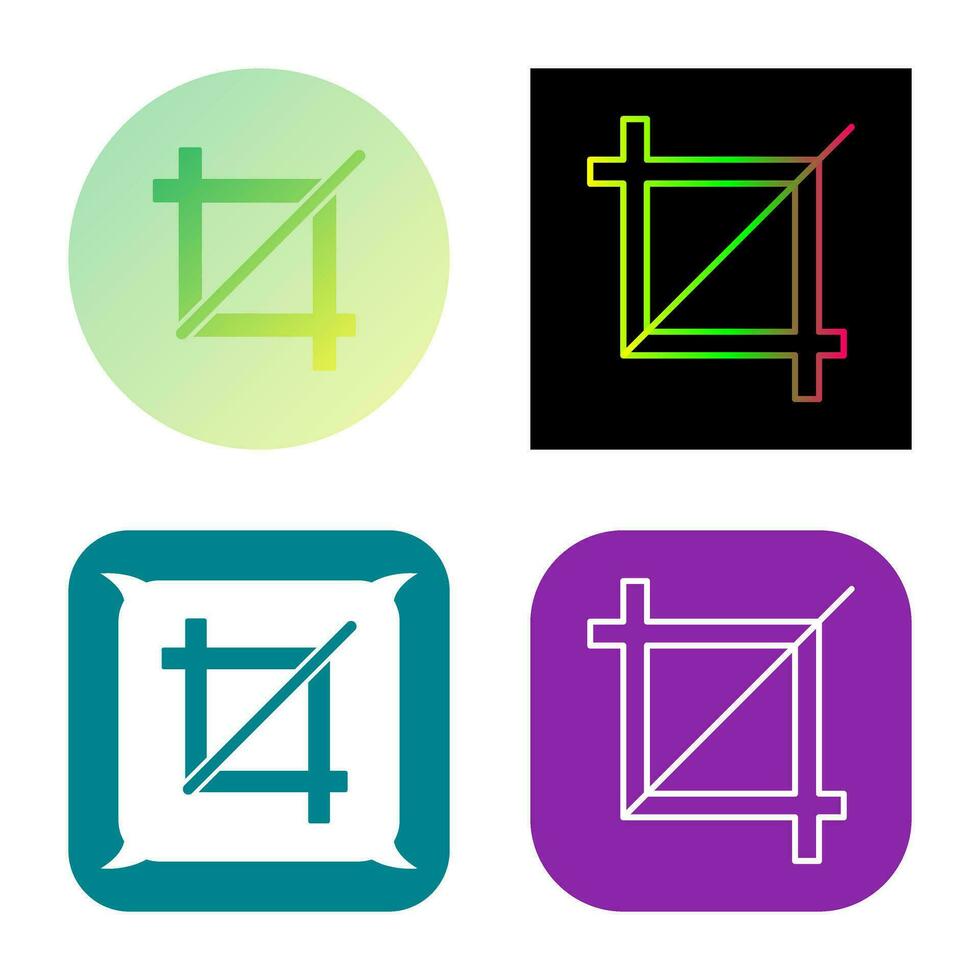 Unique Crop Vector Icon