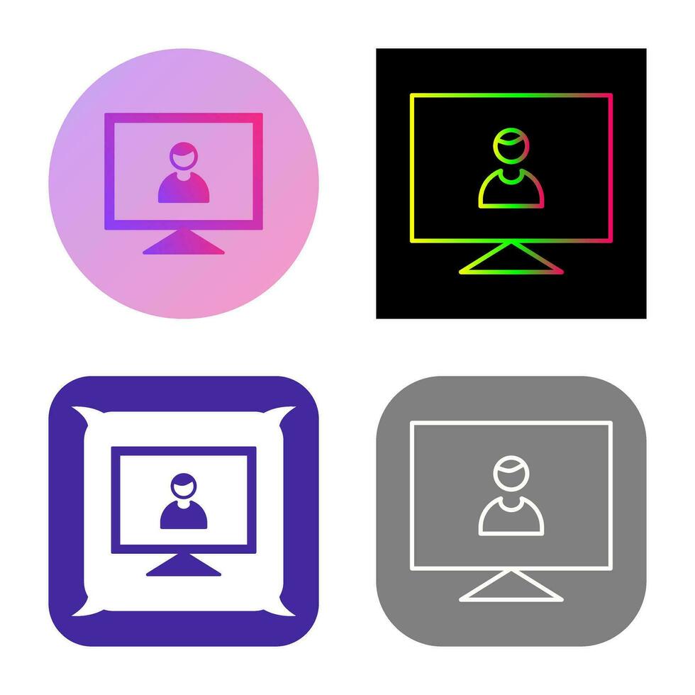 Male Visitor Vector Icon