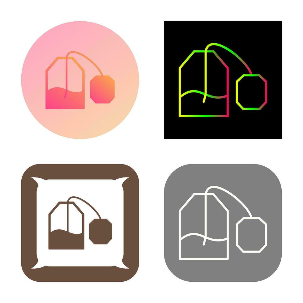 Tea Bag Vector Icon