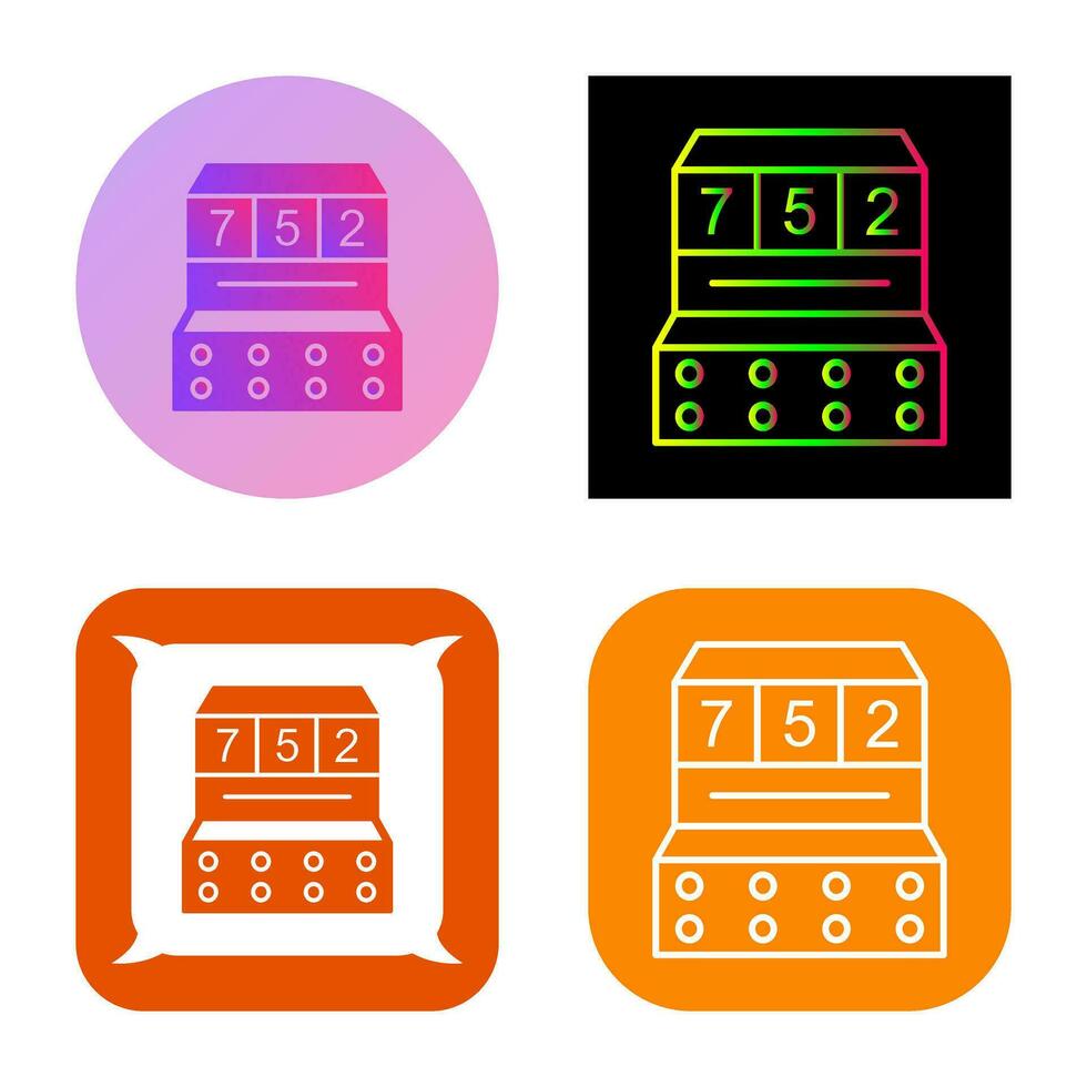 Slot Machine Vector Icon