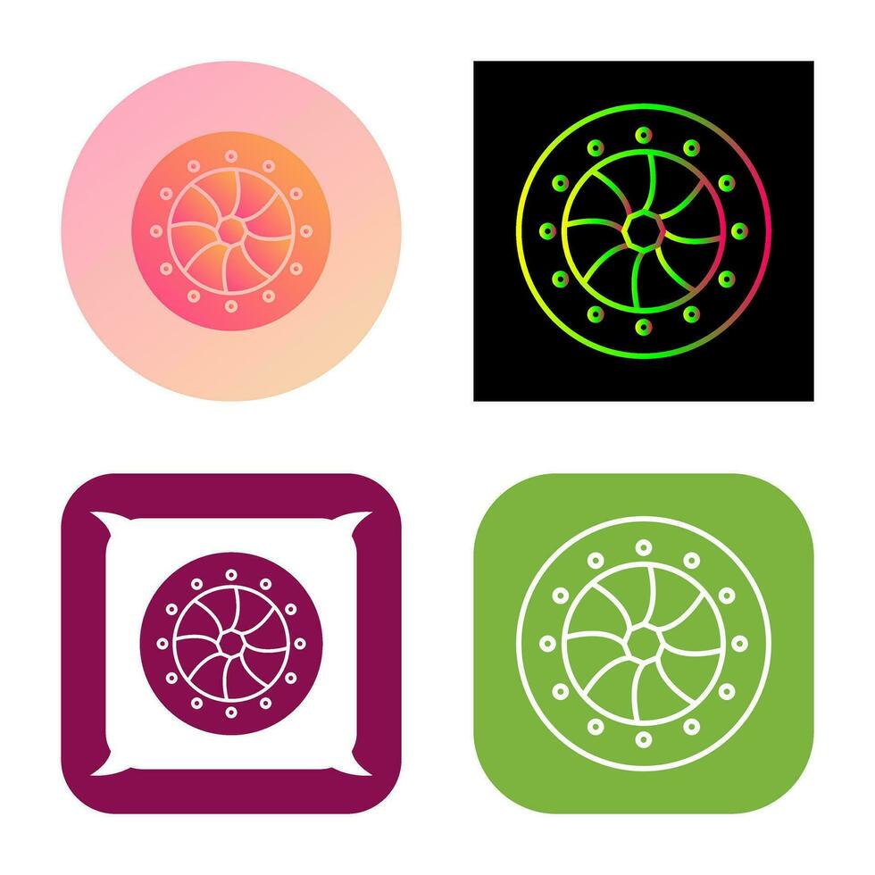 Unique Optical Diaphram Vector Icon