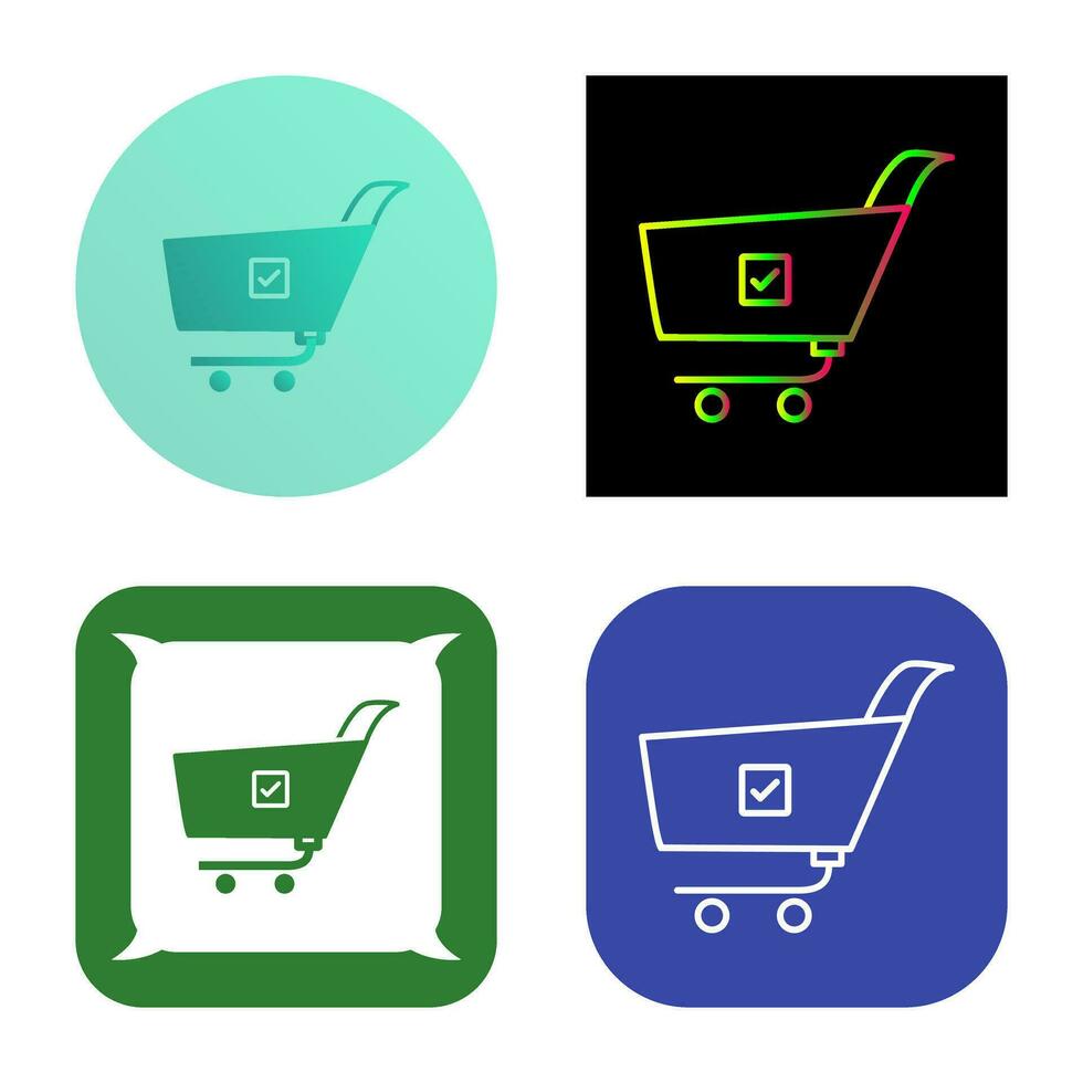 Unique Confirm Order Vector Icon