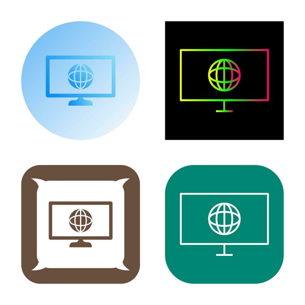 Unique Intranet Vector Icon