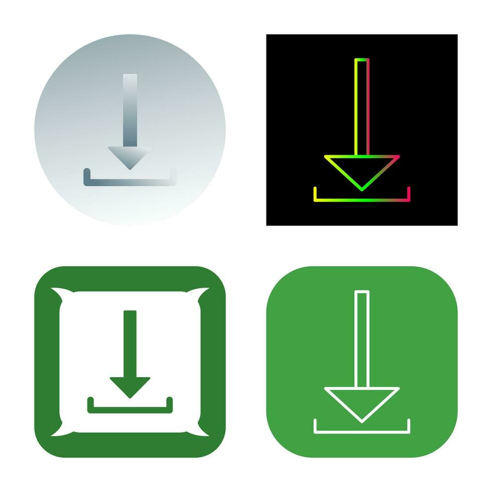 Unique Download Vector Icon