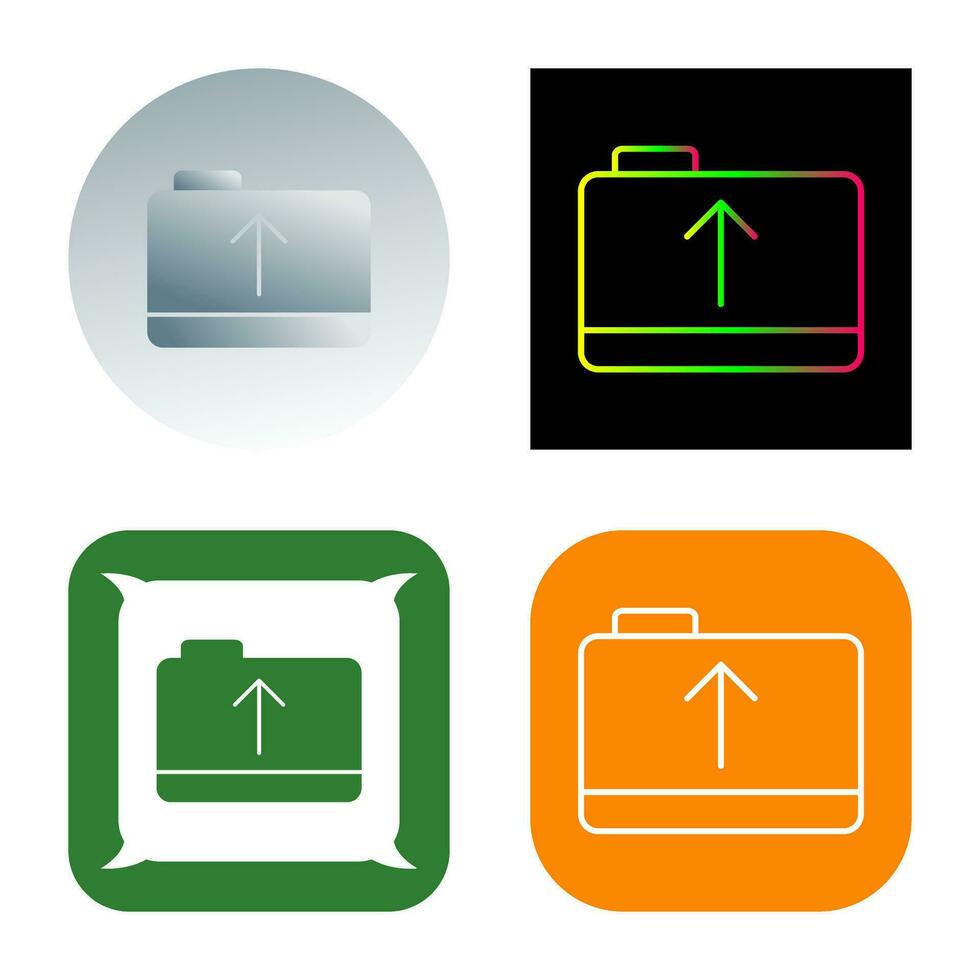 Unique Folder Vector Icon