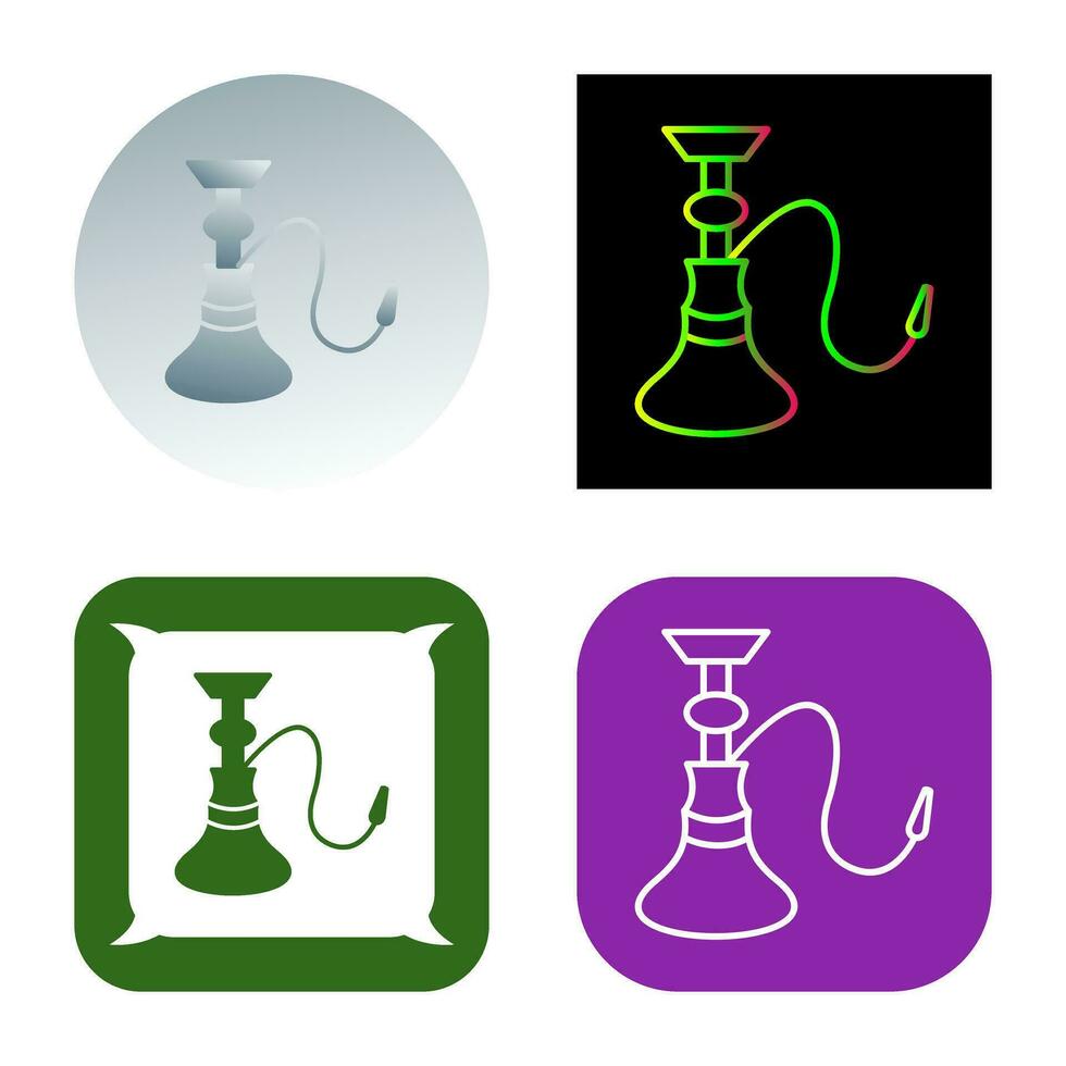 Unique Hookah Vector Icon