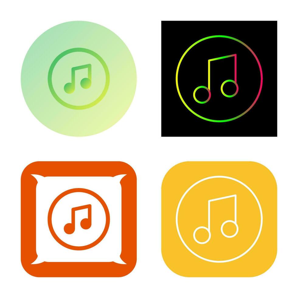 icono de vector de reproductor de música