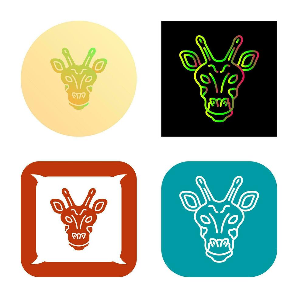 Giraffe Vector Icon