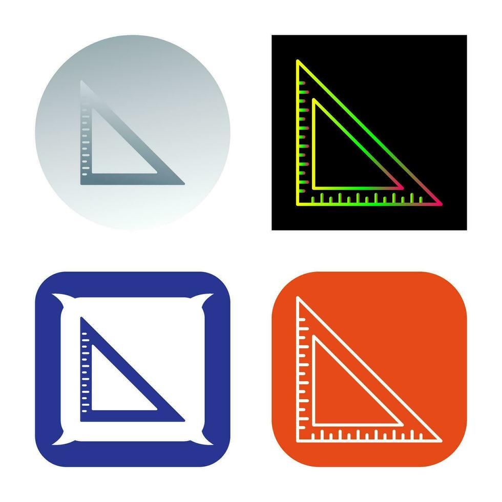 Set Square Vector Icon