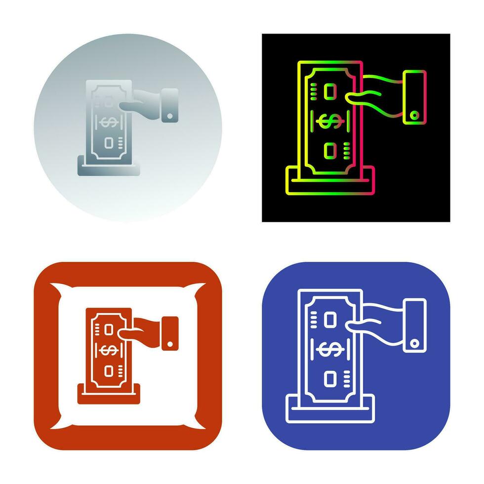 Deposit Vector Icon