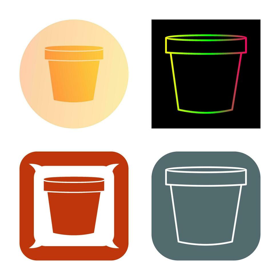 Plant Pot Vector Icon