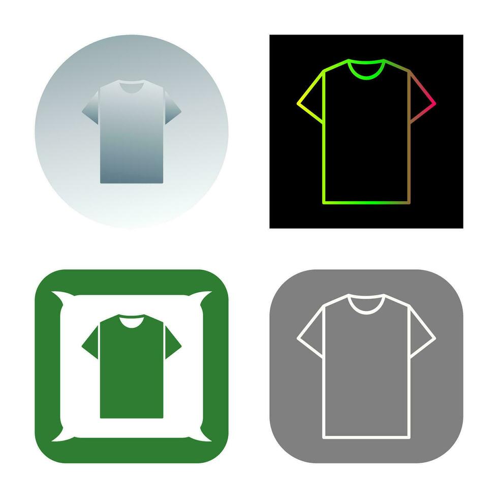 Plain T Shirt Vector Icon