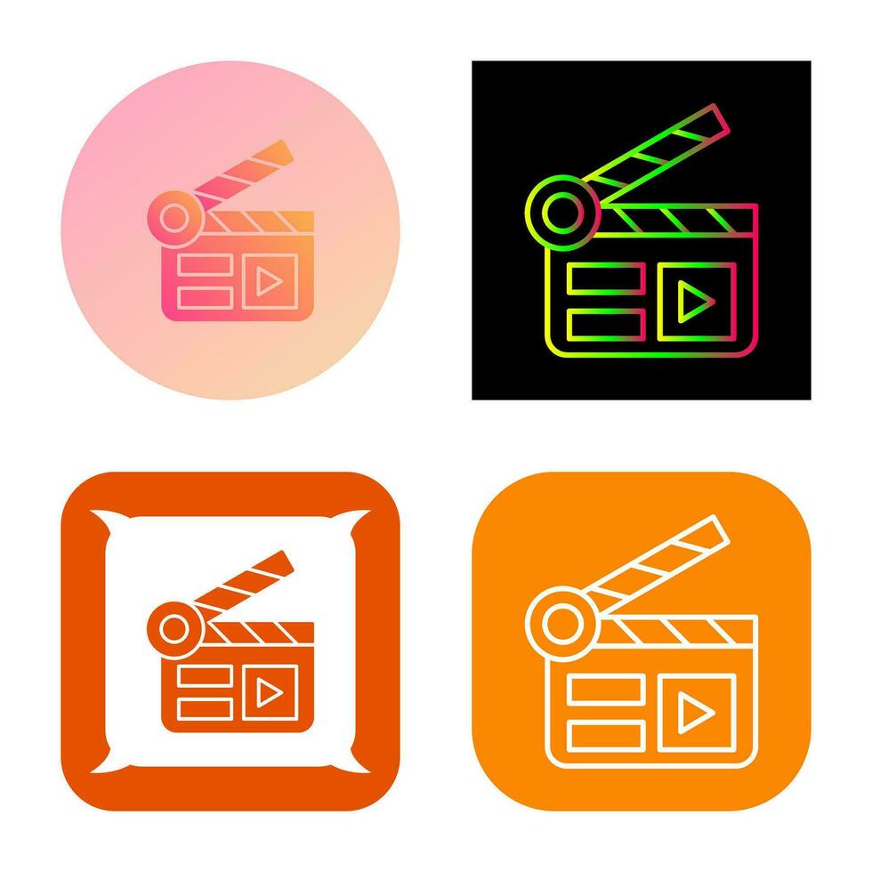 Clapper Board Vector Icon