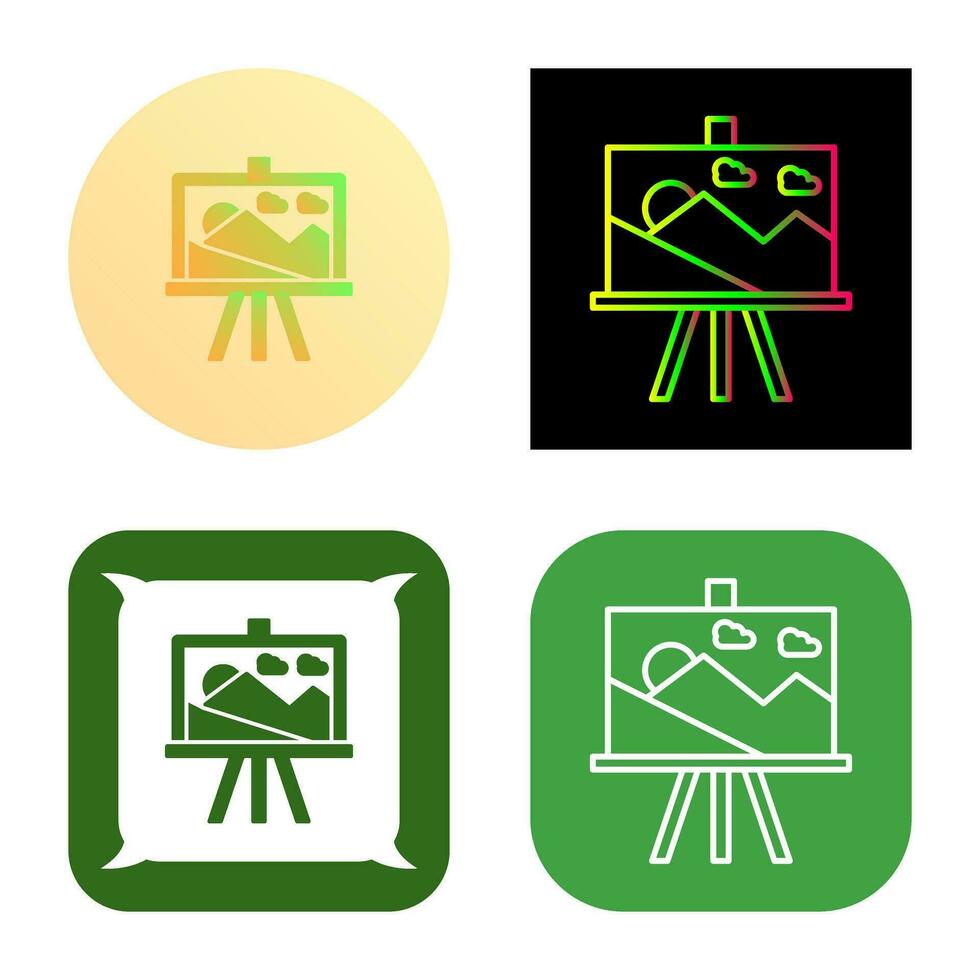 Canvas Vector Icon