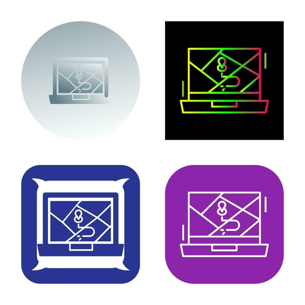 Google Map Vector Icon