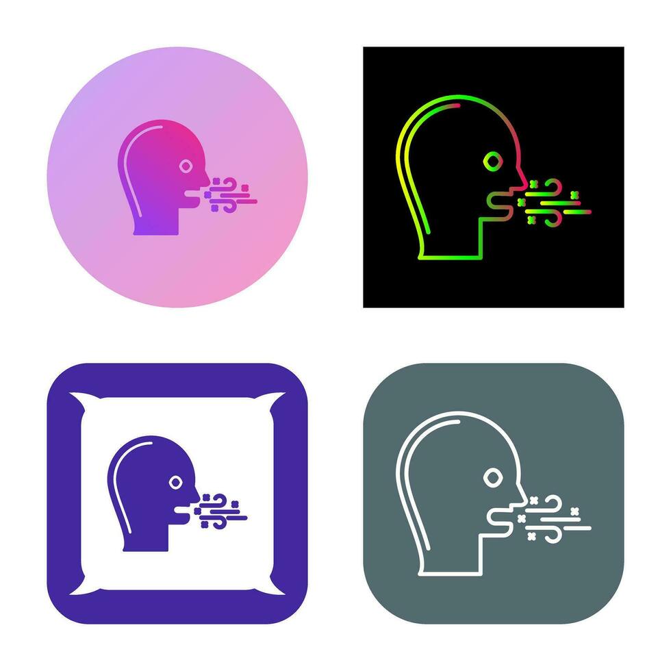 Bad Breath Vector Icon