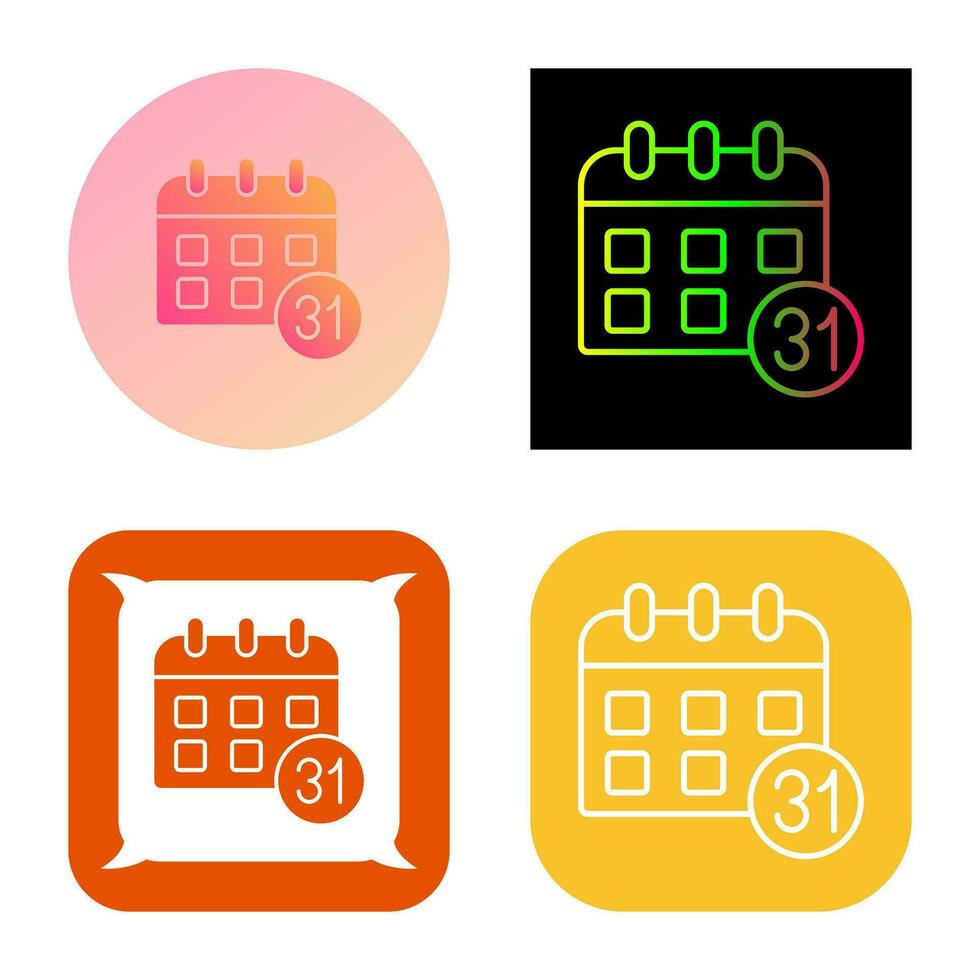 Calendar Vector Icon