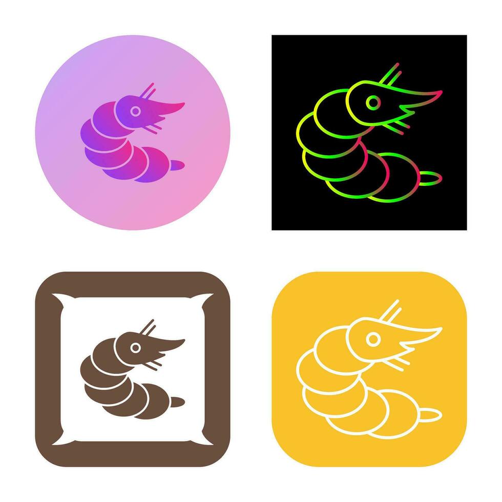 Shrimp Vector Icon