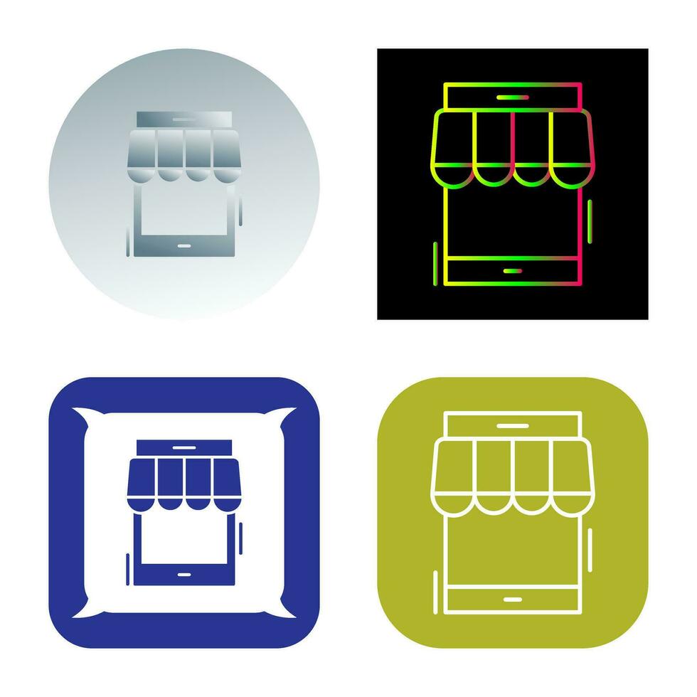 Online Shop Vector Icon