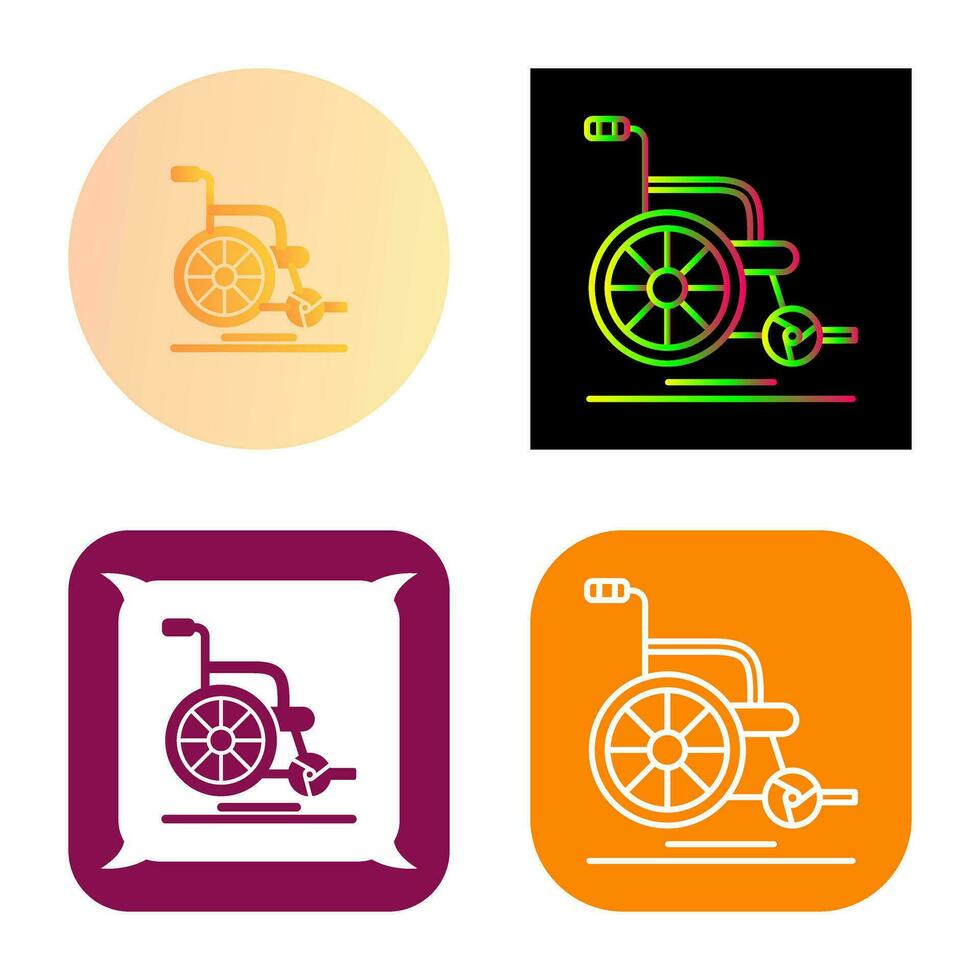 Wheel Chair Vector Icon