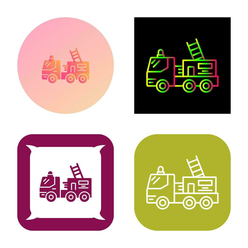 Fire Truck Vector Icon