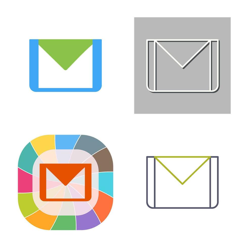 Unique Email Vector Icon