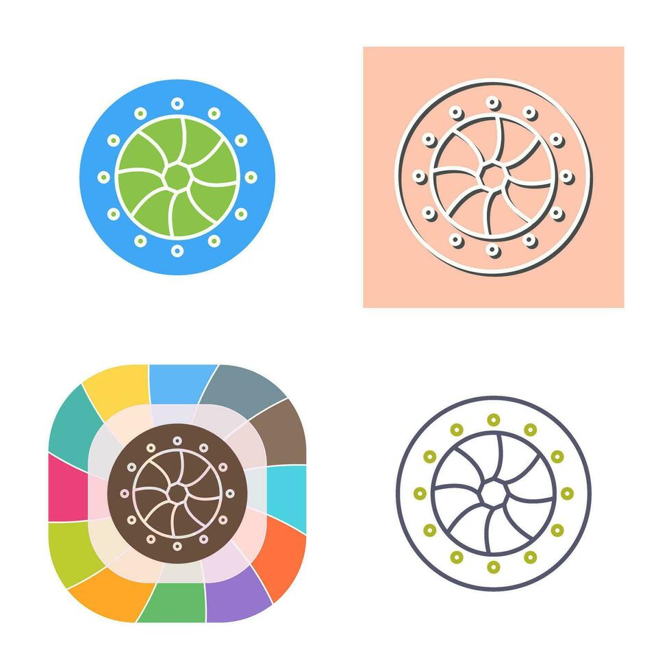 Unique Optical Diaphram Vector Icon