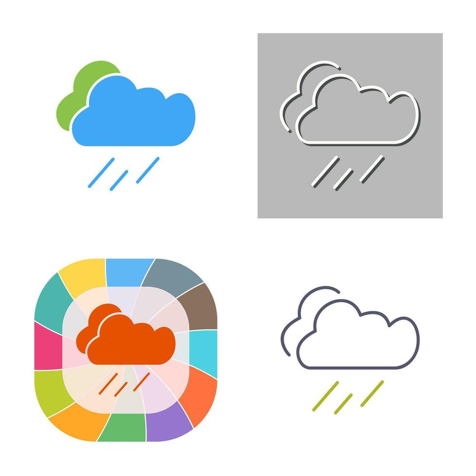 Rain Vector Icon