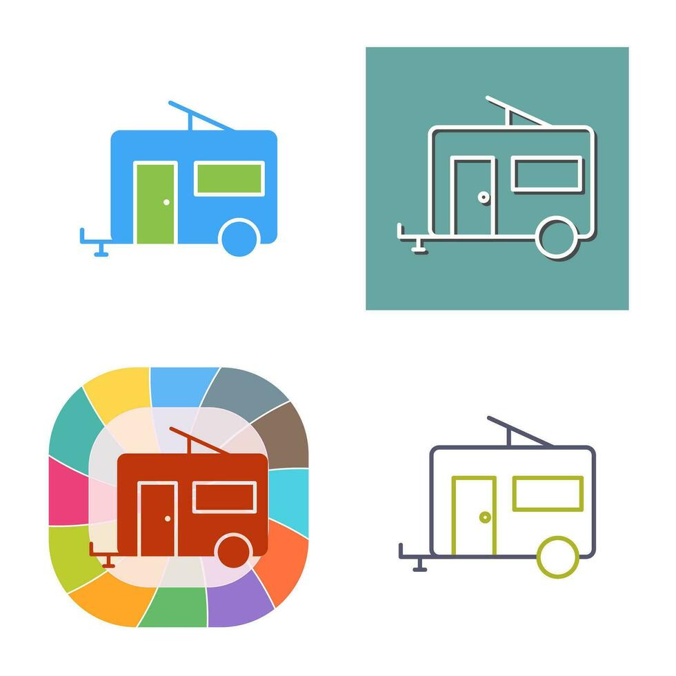 Trailer Vector Icon