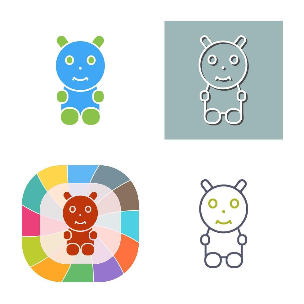 Unique Toys Vector Icon