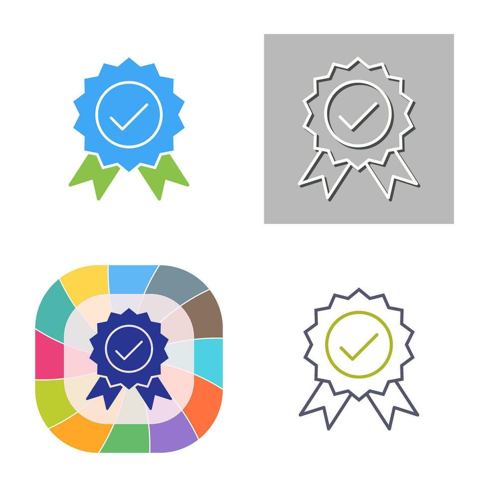 Unique Quality Control Vector Icon