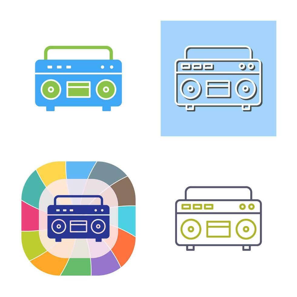 Casette Player Vector Icon