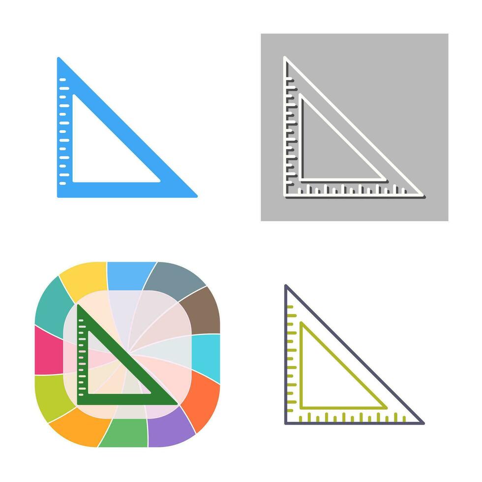 Set Square Vector Icon