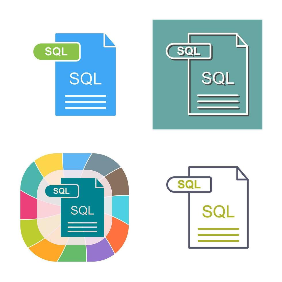 SQL Vector Icon