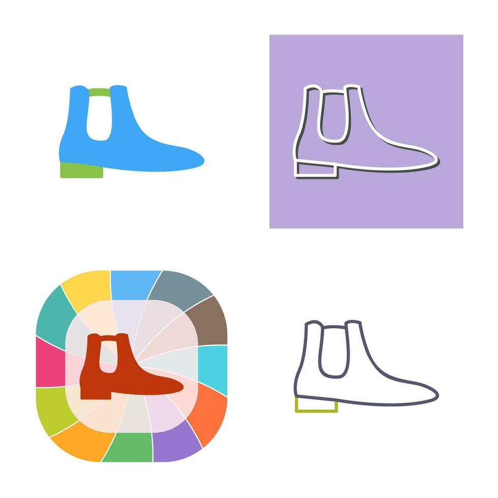 Men's Boots Vector Icon