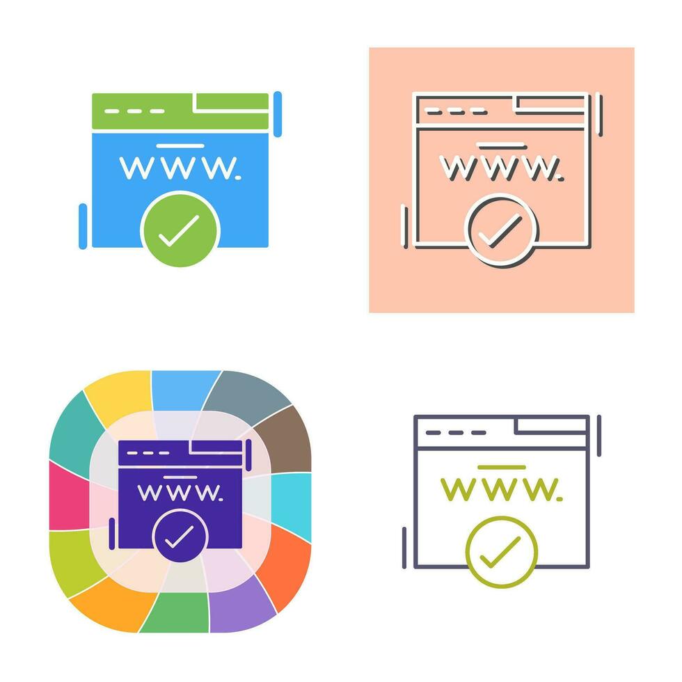 Domain Vector Icon