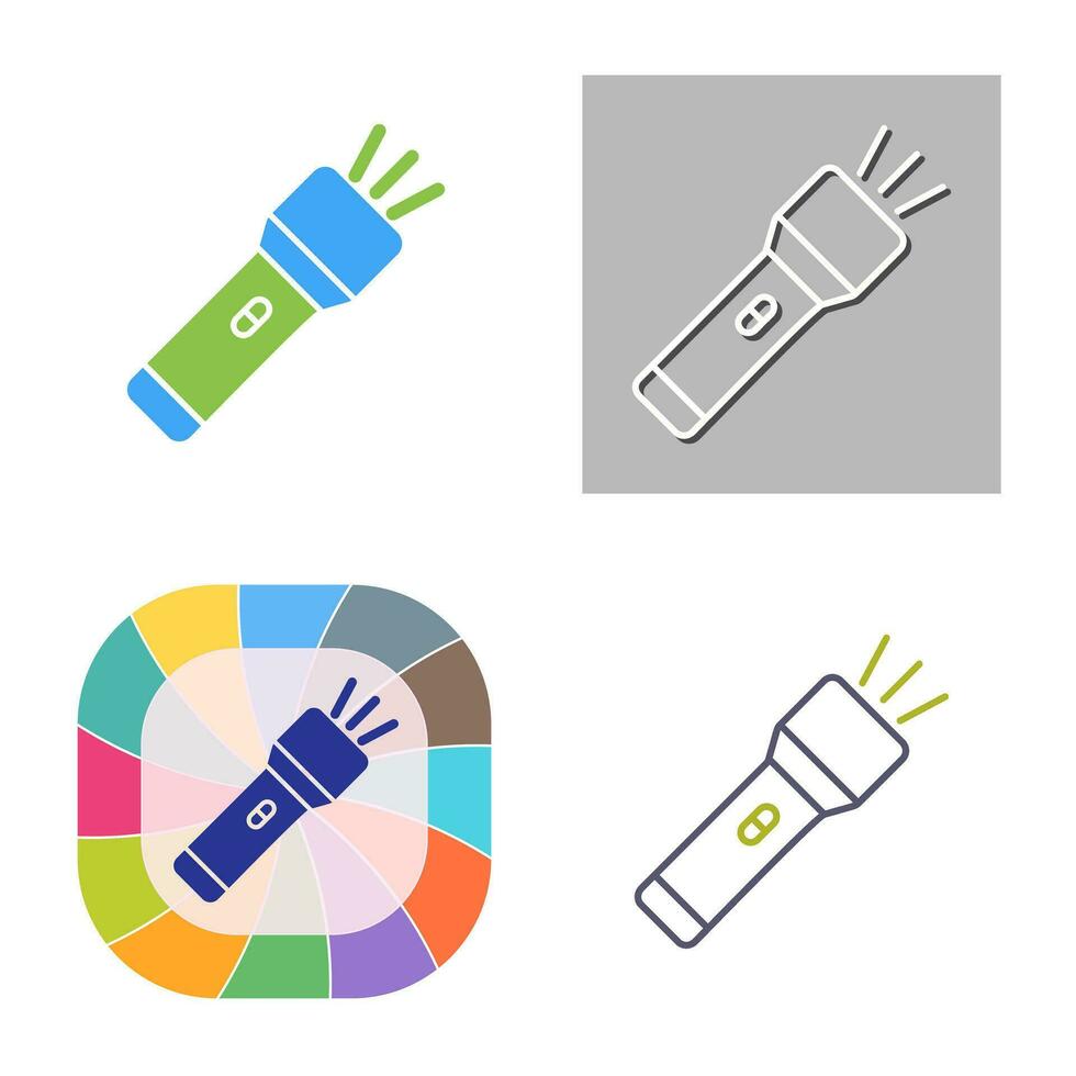 Flashlight Vector Icon