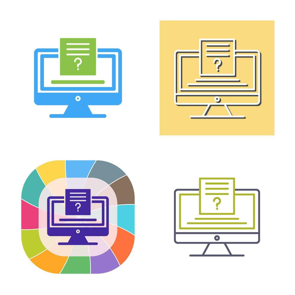 Quiz Vector Icon