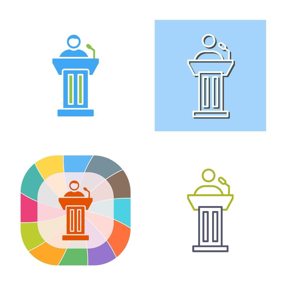 Podium Vector Icon