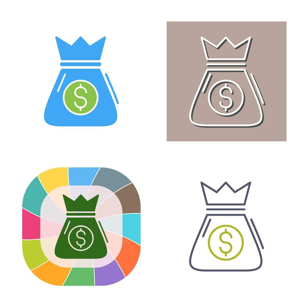 Money Bag Vector Icon