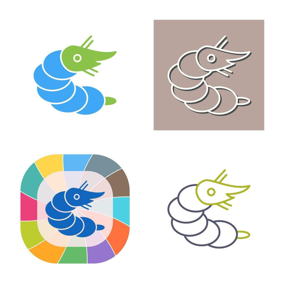 Shrimp Vector Icon