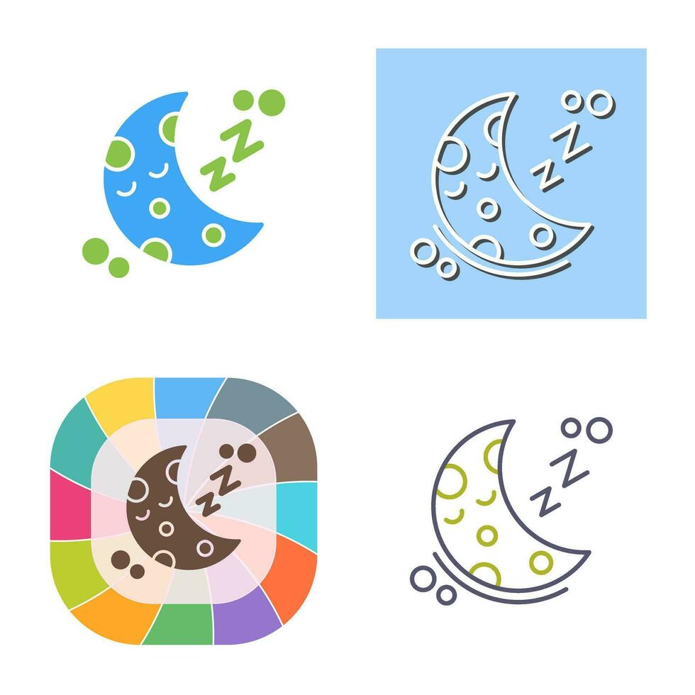 Sleeping Vector Icon