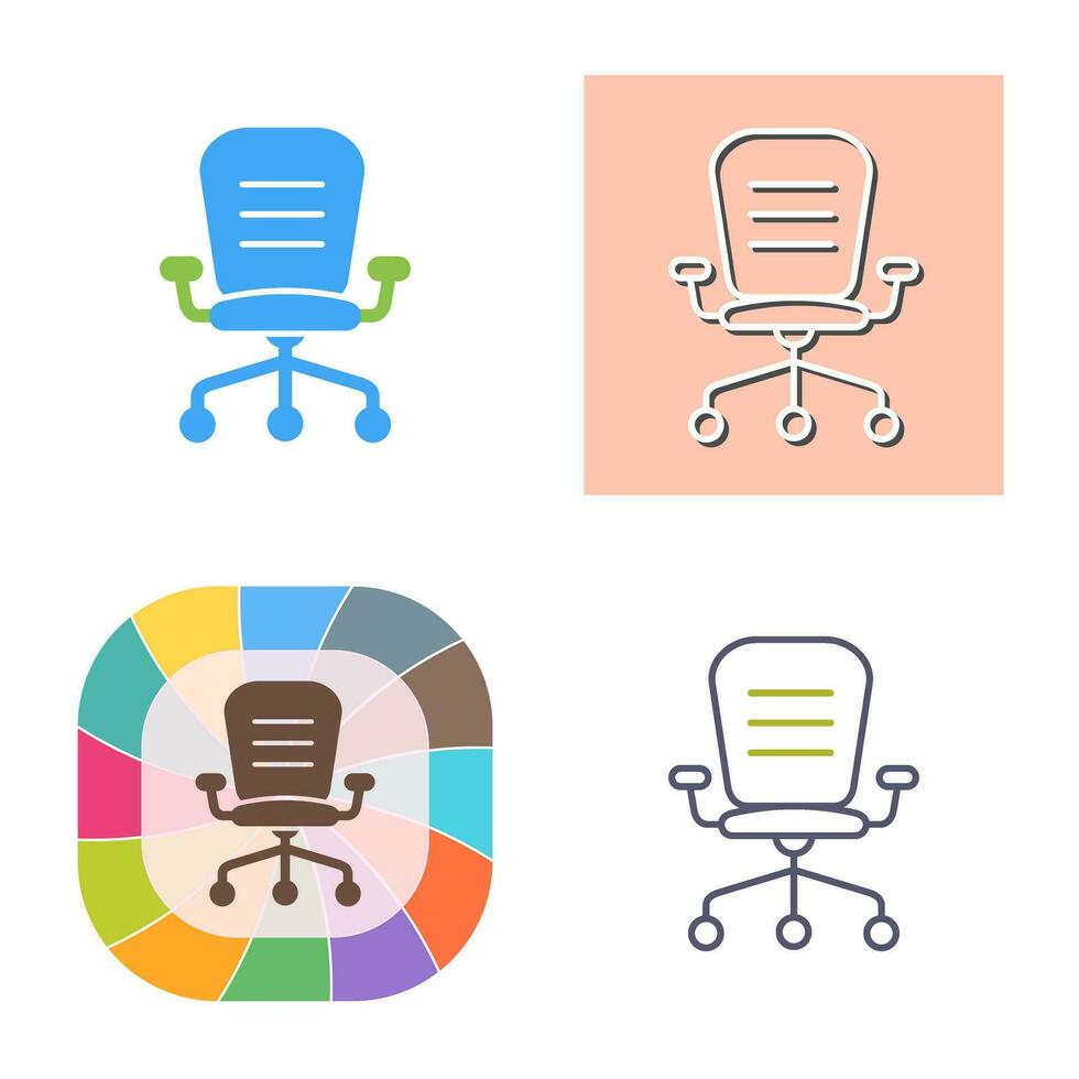 Office Chair Vector Icon