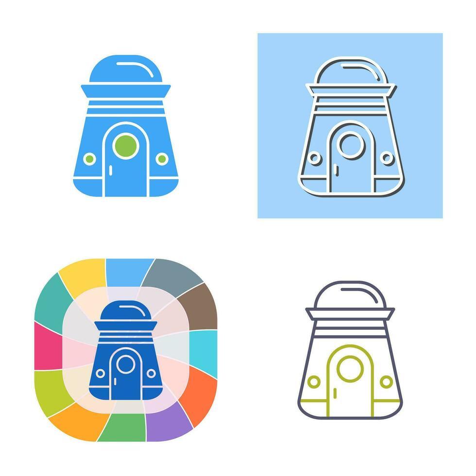 Space Capsule Vector Icon