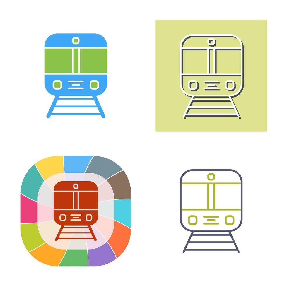 icono de vector de tren