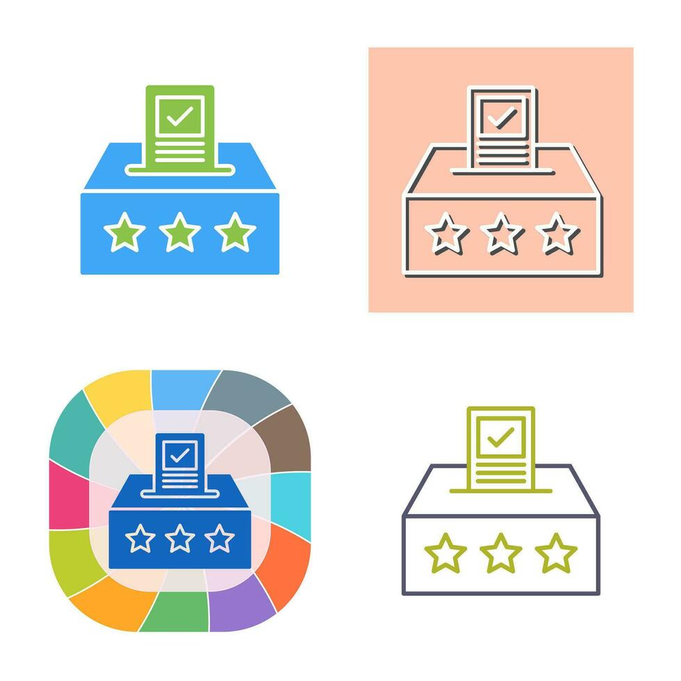 Ballot Vector Icon