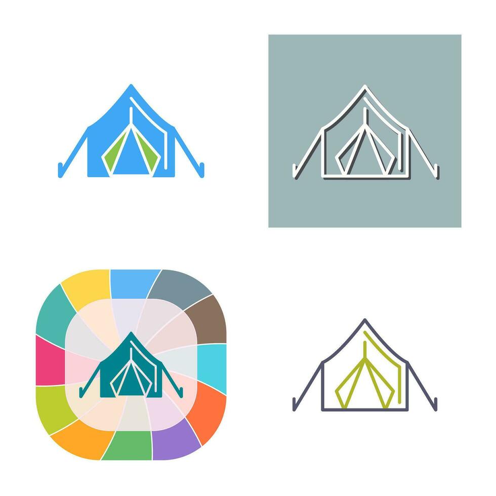 Tent Vector Icon