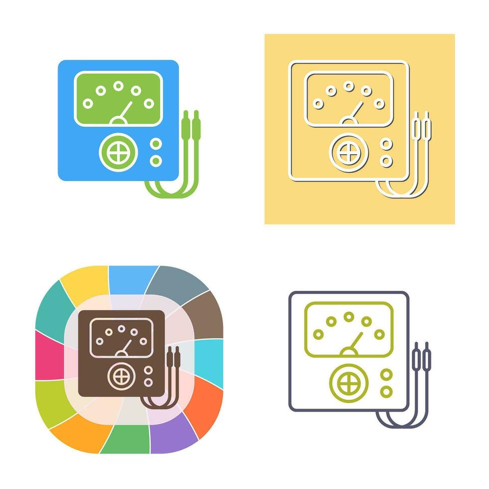 Voltmeter Vector Icon