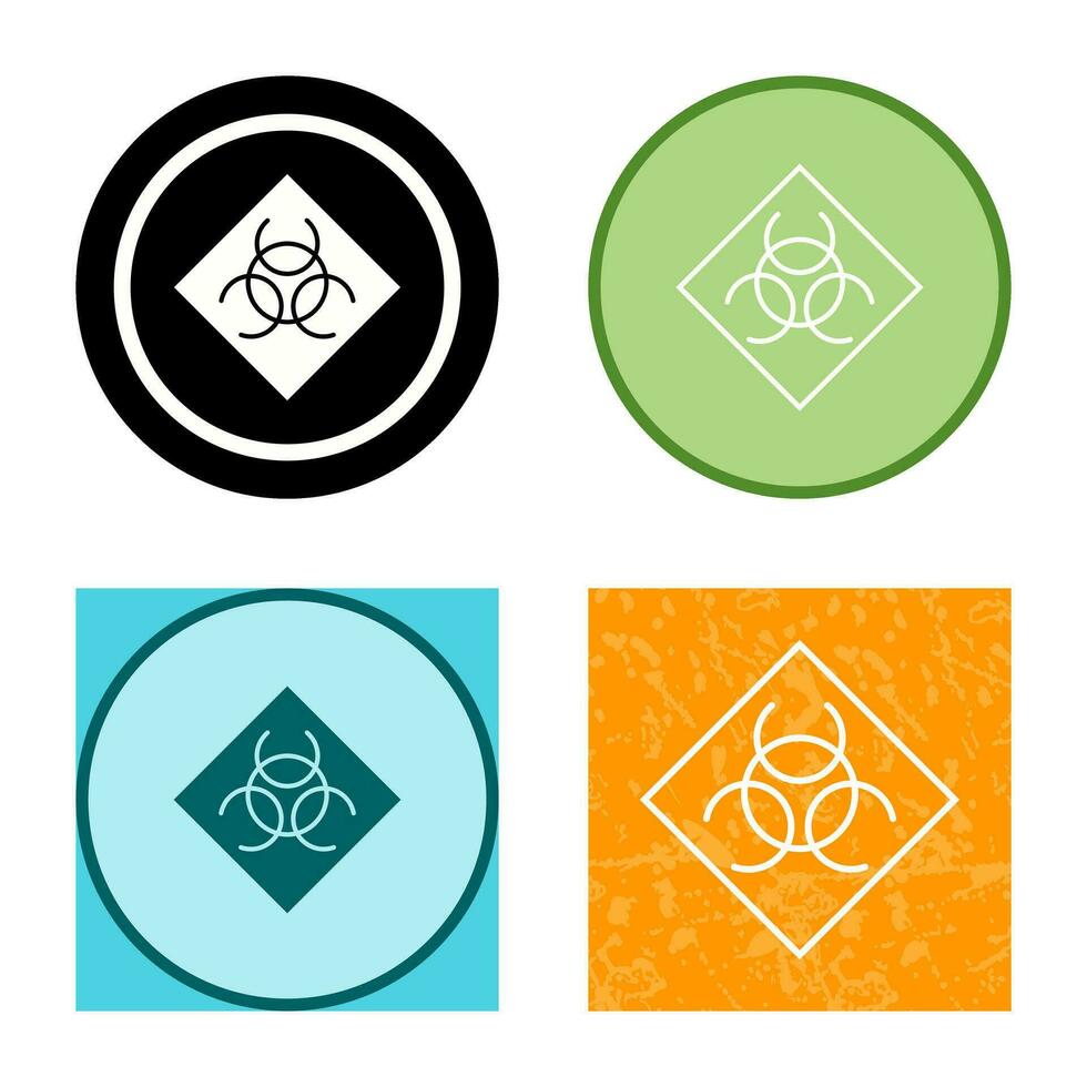 Biological Hazard Vector Icon