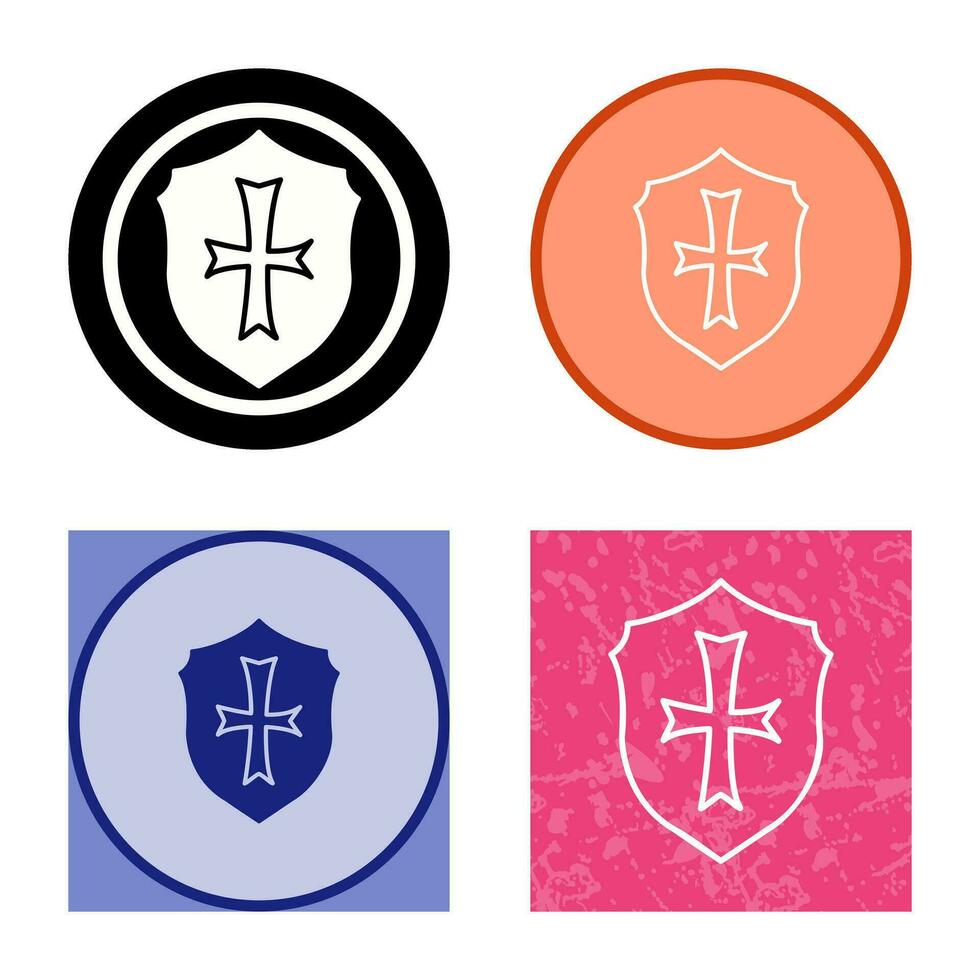 Unique Sheild Vector Icon